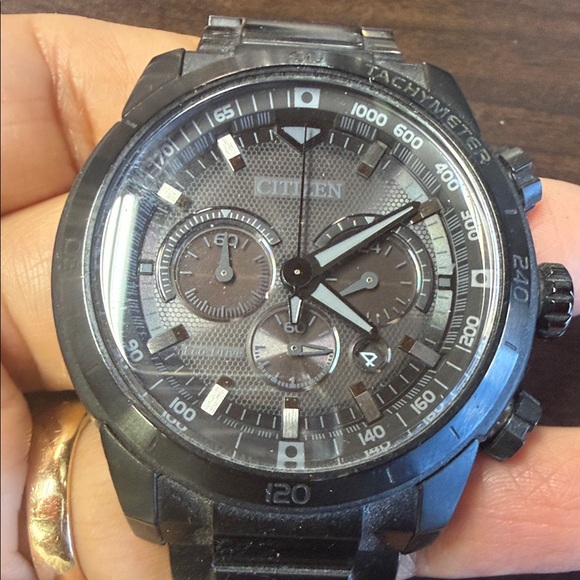 Citizen Gray and Black Men's Watch